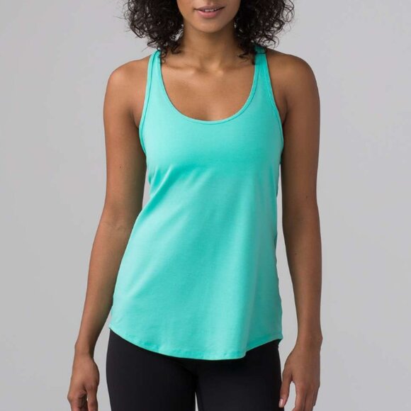 Lululemon Tech Mesh Racerback Singlet Bali Breeze - Picture 5 of 6